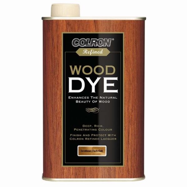RONSEAL COLRON REFINED WOOD DYE JACOBEAN DARK OAK 250ML