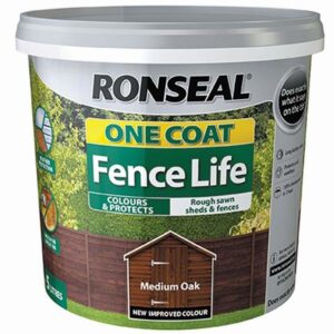 RONSEAL FENCE LIFE MEDIUM OAK 5LTR