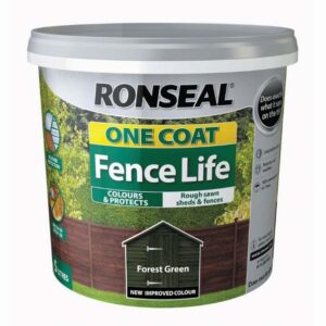 RONSEAL FENCE LIFE FOREST GREEN 5LTR