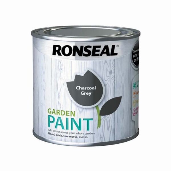 RONSEAL GARDEN PAINT CHARCOAL GREY 250ML