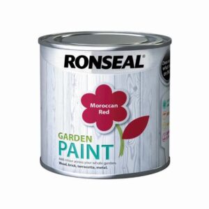 RONSEAL GARDEN PAINT MOROCCAN RED 250ML
