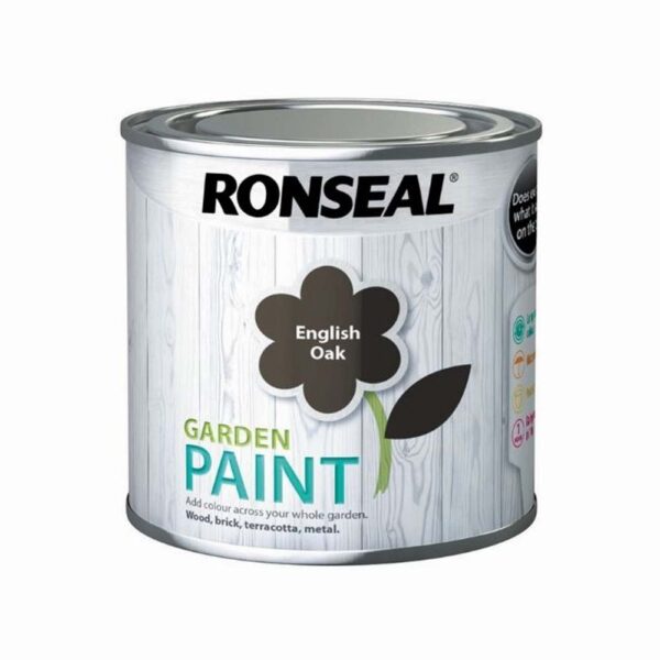 RONSEAL GARDEN PAINT ENGLISH OAK 250ML