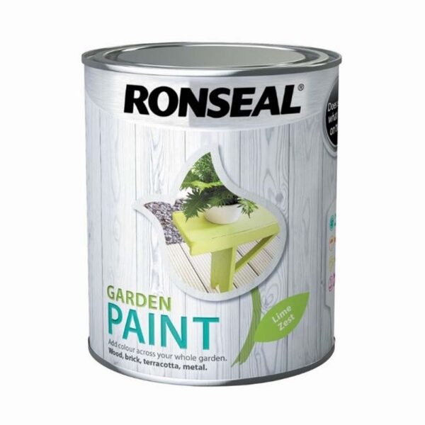 RONSEAL GARDEN PAINT LIME ZEST 750ML