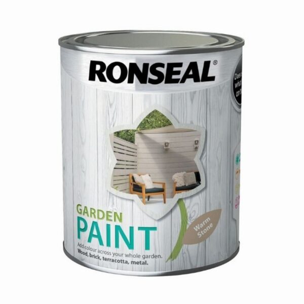 RONSEAL GARDEN PAINT WARM STONE 750ML