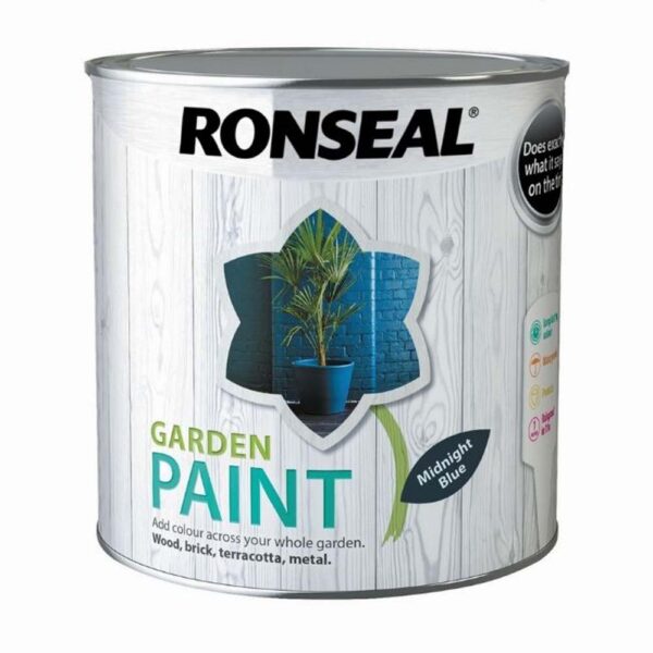 RONSEAL GARDEN PAINT MIDNIGHT BLUE 2.5LTR