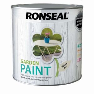 RONSEAL GARDEN PAINT WHITE ASH 2.5LTR