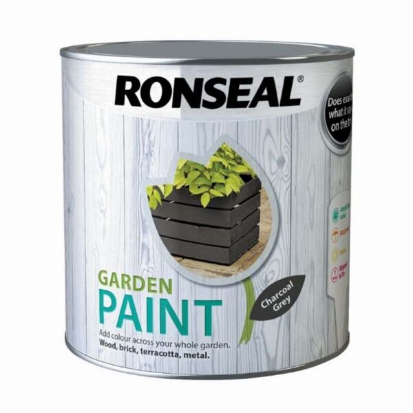 RONSEAL GARDEN PAINT CHARCOAL GREY 2.5LTR