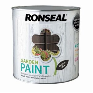 RONSEAL GARDEN PAINT ENGLISH OAK 2.5LTR