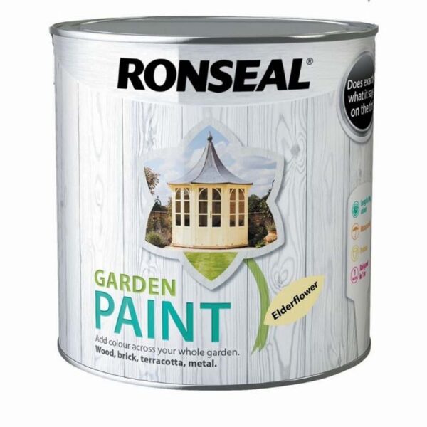 RONSEAL GARDEN PAINT ELDERFLOWER 2.5LTR