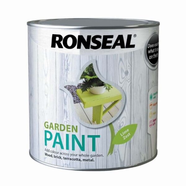 RONSEAL GARDEN PAINT LIME ZEST 2.5LTR