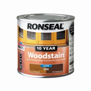 RONSEAL 10 YEAR WOODSTAIN SATIN OAK 250ML
