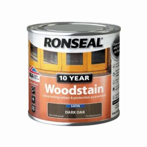 RONSEAL 10 YEAR WOODSTAIN DARK OAK 250ML