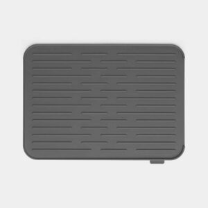 BRABANTIA SILICONE DISH DRYING MAT DARK GREY