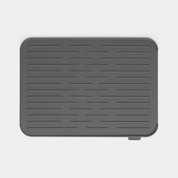 BRABANTIA SILICONE DISH DRYING MAT DARK GREY