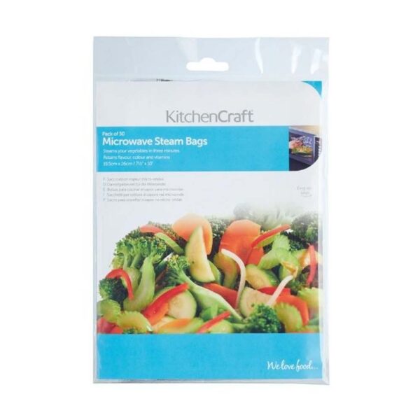 KITCHEN CRAFT MICROWAVABLE STEAM BAGS