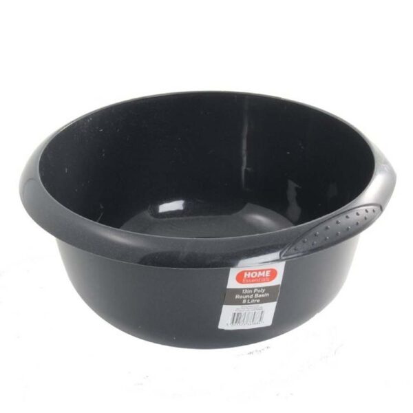 ROUND BASIN GRAPHITE 8LTR