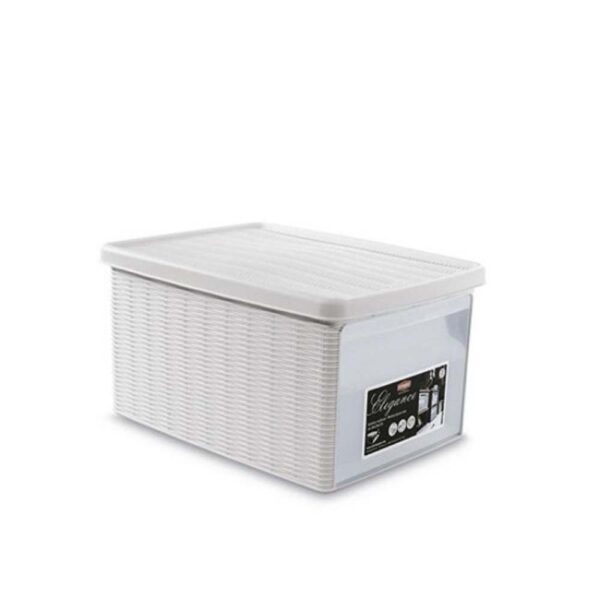 ELEGANCE LARGE STORAGE CASE WITH DOOR WHITE
