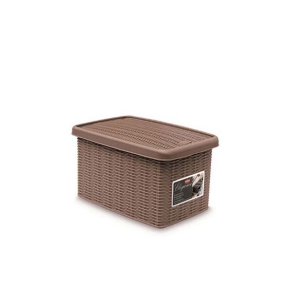 ELEGANCE SMALL STORAGE CASE BROWN
