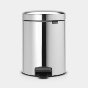 BRABANTIA PEDAL BIN NEWLCON 5 LTR BRILLIANT STEEL