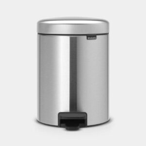 BRABANTIA PEDAL BIN NEWLCON 5 LTR MATT STEEL