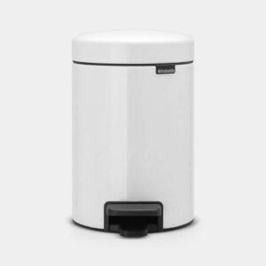 BRABANTIA PEDAL BIN NEWLCON 3 LTR WHITE