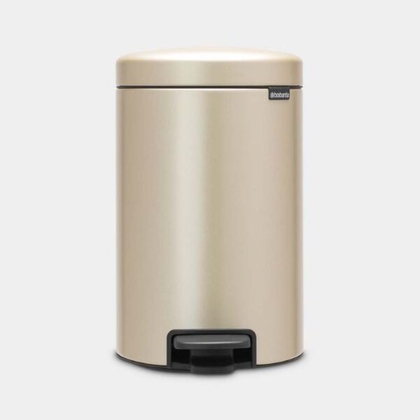 BRABANTIA PEDAL BIN NEWLCON 12 LTR CHAMPAGNE