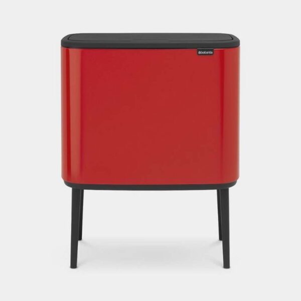BRABANTIA BO TOUCH BIN 11+23 LTR PASSION RED