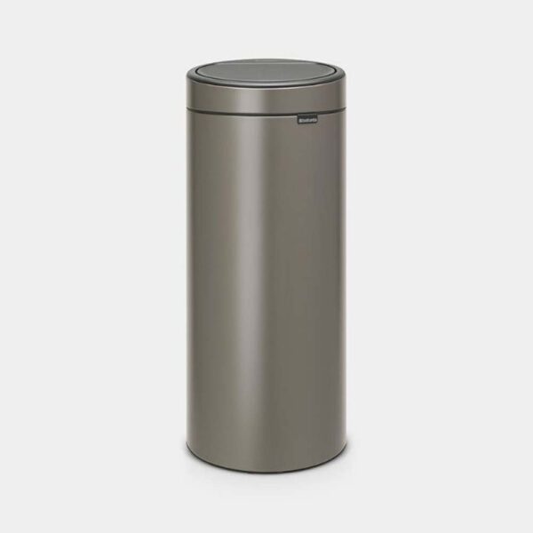 BRABANTIA TOUCH BIN 30LTR PLATINUM