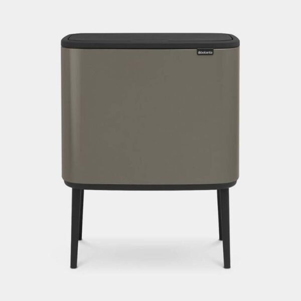 BRABANTIA BO TOUCH BIN 11+23 LTR PLATINUM