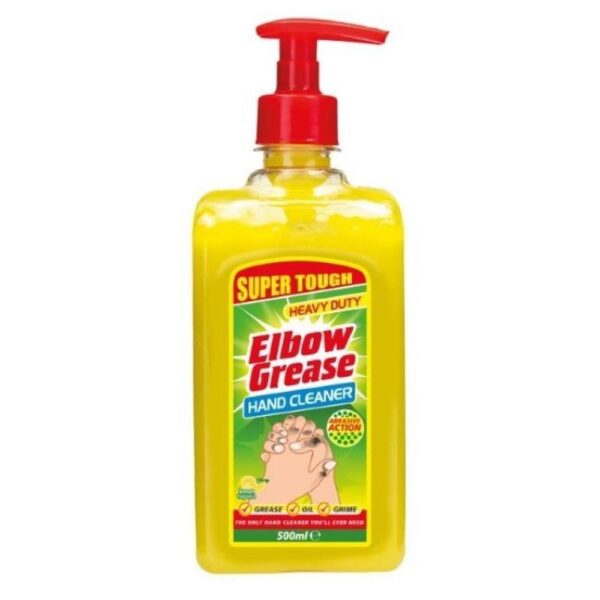 ELBOW GREASE HEAVY DUTY HAND CLEANER 500ML LEMON