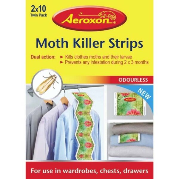 AEROXON MOTH KILLER STRIPS TWIN PACK