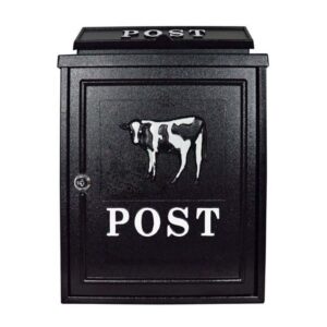 DEVIELLE DIECAST COW POST BOX
