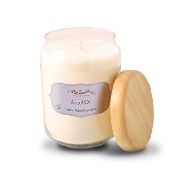 CELTIC CANDLES POP JAR ANGEL OIL