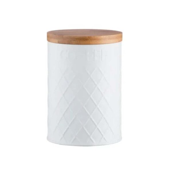 TYPHOON EMBOSSED WHITE COFFEE STORAGE