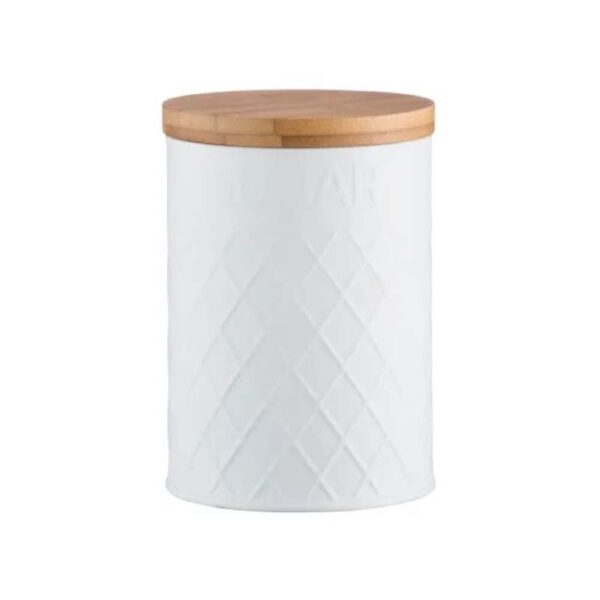 TYPHOON EMBOSSED WHITE SUGAR STORAGE