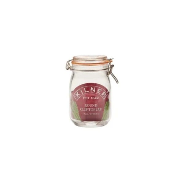 KILNER ROUND CLIP TOP JAR 1LTR - Image 2