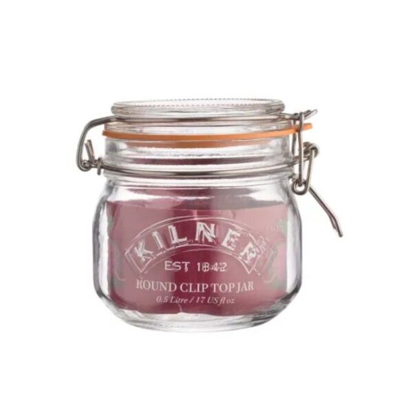 KILNER ROUND CLIP TOP JAR 0.5LTR - Image 2