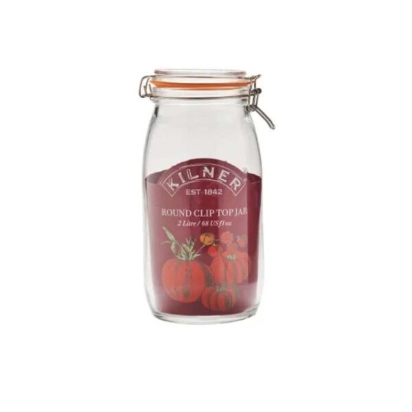 KILNER ROUND CLIP TOP JAR 2LTR - Image 2