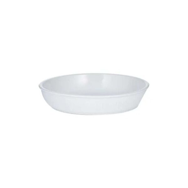 MASON AND CASH LINEAR ROUND PIE DISH WHITE