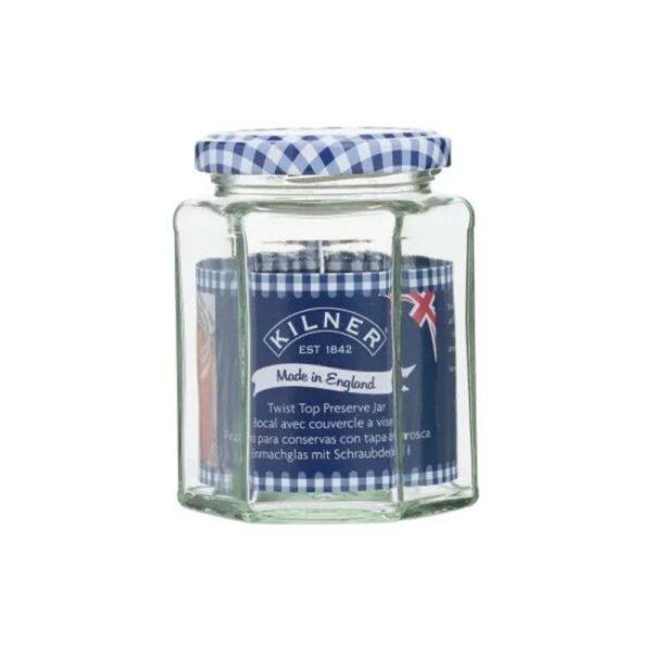 KILNER HEXAGONAL TWIST TOP JAR 280ML