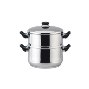 STEELUX 2 TIER STEAMER SET 20CM