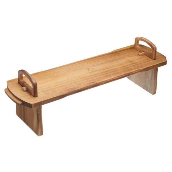 ARTESA ACACIA LARGE SERVING PLATFORM PLATTER 52X15X17CM - Image 2