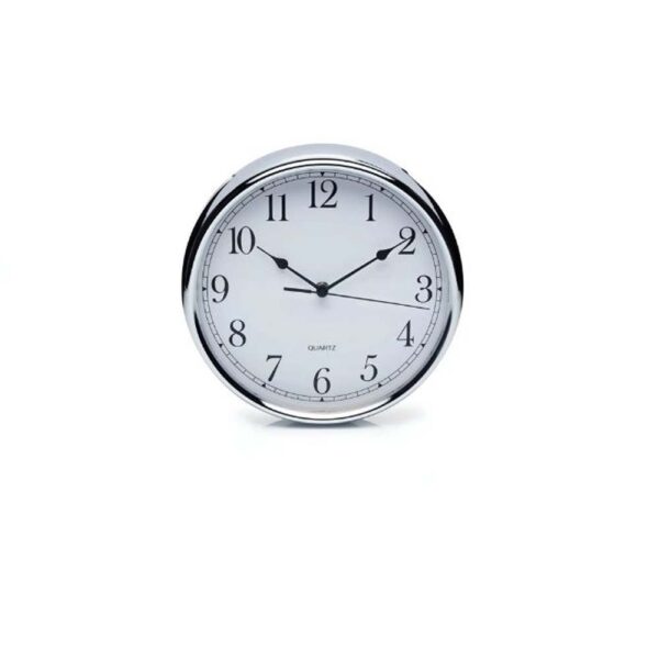 KITCHEN CRAFT CLOCK STAINLESS STEEL 25CM - Image 2