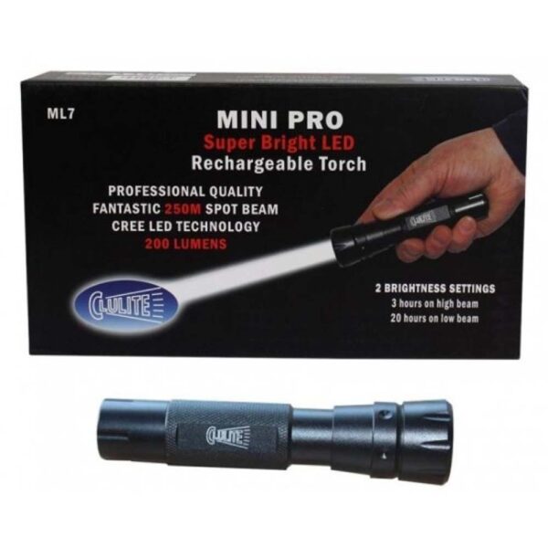CLUITE ML7 RECHARGEABLE SUPER BRIGHT LED TORCH