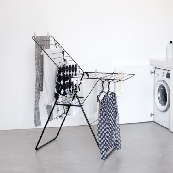 BRABANTIA DRYING RACK 20M MATT BLACK - Image 2