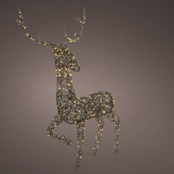 REINDEER WICKER OUTDOOR 99CM MICRO LIGHTS