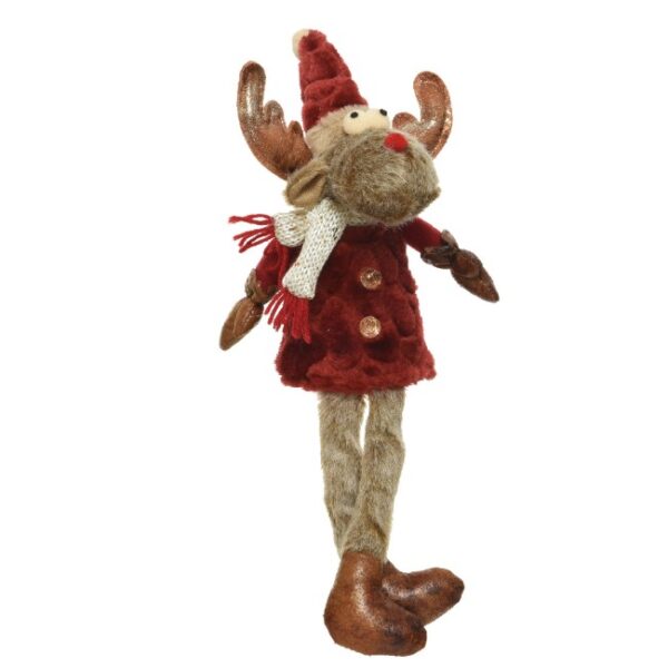 DEER POLYESTER DANGLING LEGS 26CM