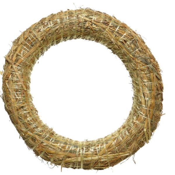 WREATH STRAW 30CM