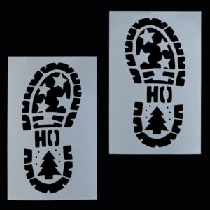 SANTA BOOT STENCIL 25 X 16CM