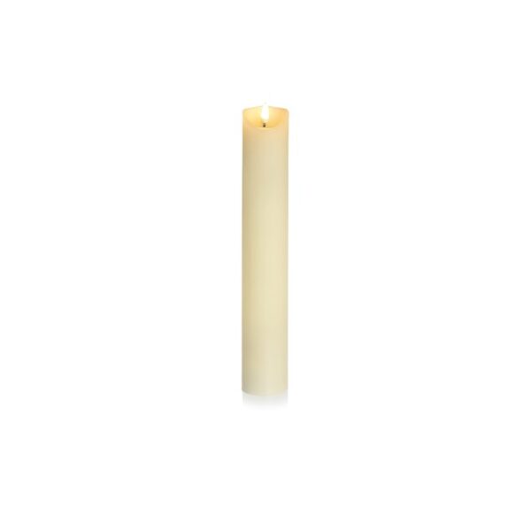 CREAM PILLAR CANDLE 30X5CM